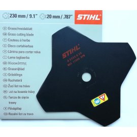 STIHL Grasschneideblatt 4-Zahn 230mm Bohrung 20mm original Ersatzteil